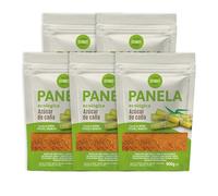 Panela |BIO| De Colombia, Ecológica, SIN refinado. Azucar Moreno Integral De Caña Colombiana. Alto Contenido de Nutrientes. Pulverizada, Sin Conservantes Ni Aditivos, 100% Natural. (4500g (Pack de 5))
