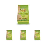 Panela Pulverizada - 500 g - Rica en Vitaminas y Minerales - Azúcar Integral de Caña Sin Refinar - Ayuda a Mejorar tu Rendimiento Físico - Cultivo Sostenible - Gourmet Latino (Paquete de 4)