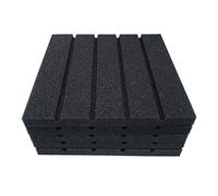 Paneles 6pcs estudio de grabación de insonorización acústica de espuma Peso grueso de la esponja de Luz absorción acústica
