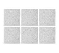 Paneles absorbentes de sonido Vbest Life, paneles de absorción acústica de fibra de poliéster de 6 piezas para procesamiento acústico y decoración de paredes de aislamien