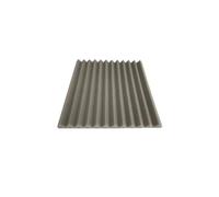 paneles acusticos 24PCS Absorption Treatment Wall Panel Sound Foam Sponge Acoustic Protective Soundproof 30x30x2.5cm para Estudios, Estudios de Grabación, Oficinas(GRAY,High Density)