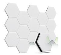 Paneles Acusticos Alta Densidad Aislante Acustico 12 piezas Autoadhesivo Insonorizacion Acustica Pared 30x26x1cm Paneles Insonorizacion Pared Estudio, Gaming, Podcasting