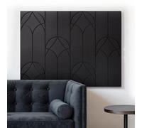 Paneles Acusticos Autoadhesivos, 12 Piezas, Panel Acustico Decorativos para Pared, Techo, Puertas, Home Estudio, Gaming Room Acoustic Panels, Placas Absorbentes Acusticas, 30 x 30 x 0,9 cm, Negro