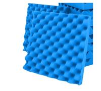 Paneles Acusticos Espuma Insonorizante For Paredes De Canalón, 6, 12, 24 Y 48 Piezas, Material Absorbente De Sonido, Espuma Acústica, Aislamiento De Ruido For Techos.(Blue,48 Pcs With Tapes)