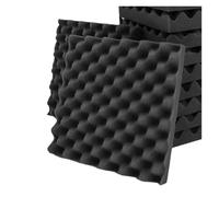 Paneles acusticos Espuma Insonorizante For Paredes De Canalón, 6, 12, 24 Y 48 Piezas, Material Absorbente Sonido, Acústica, Aislamiento Ruido For Techos para estudio grabación(Black,48 Pcs With Tapes)