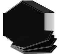 Paneles Acústicos Hexagonales Paneles insonorizados de alta densidad resistentes al fuego que absorben el ruido y eliminan los ecos Para el estudio(32 Black,18 Pcs,0.9cm Medium Density)
