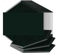 Paneles acústicos hexagonales Paneles insonorizados de alta densidad resistentes al fuego que absorben el ruido y eliminan los ecos Para un estudio(39 Dark Green,6 Pcs,0.9cm Medium Density)