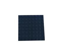 Paneles Acusticos Insonorizacion Espuma acústica de estudio for estudio, Panel de tratamiento de absorción de sonido, retardante de llama, insonorizado, cuña, 4 Uds., 50x50x5cm(Black)