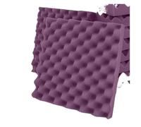 Paneles Acusticos Insonorizacion Espuma insonorizante for paredes de canalón, 6, 12, 24 y 48 piezas, material absorbente sonido, espuma acústica, aislamiento ruido for techos(Purple,24 Pcs With Tapes)