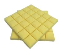 Paneles Acusticos Insonorizacion Panel de espuma insonorizada for pared, decoración del hogar, absorción de sonido acústico, espuma insonorizada for sala de estudio de Audio, 50x50x5cm(Yellow)