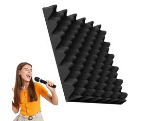 Paneles acústicos - Paneles De Espuma Para Pared, Espuma Esquina Contra Incendios Autodidacta Con Aislamiento | Anti-ruido Para Musicales Absorción Material