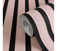 Paneles Acústicos Papel Tapiz En Color De Tendencia Exclusivo - Rosa, Negro