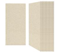 Paneles acústicos, paquete de 10 paneles acústicos de reducción de ruido para paredes, paneles de pared insonorizados de 48 x 12 x 0.4 pulgadas, paneles de pared acústicos de alta densidad, panel