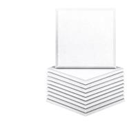 Paneles acústicos para paredes 12pcs Acoust Insulation Panels Home Studio Absorbing Soundproof Square Sound Proofing Wall for Room Noise Insulator Pad(1,1.2cm Super Density)