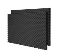 Paneles AcúSticos Para Paredes 1PC Large Size Studio Acoustic Panels Sound Foam Crate Soundproof Absorption Treatment Pad 2/3.5/5cm Thickness 150x200cm(Black,3.5cm)