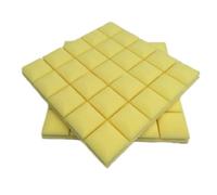Paneles acústicos para paredes 3pcs Wall Soundproof Foam Panel Home Decor Acoustic Sound Stop Absorption Soundproofing for KTV Audio Studio Room 50x50x5cm(Yellow)