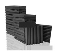 Paneles acústicos para paredes 6/12/24/48 Pcs Acoustic Foam Studio High Density Soundproofing Sound Absorbing Material Door Isolation Home Decoration(5cm Thick,24 Pcs)