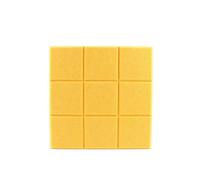 Paneles acústicos para paredes 6/12pcs Self Adhesive Acoustic Panels Board Sound Absorbing Insulation Proof Wall Home Studio Foam(Yellow,6pcs)
