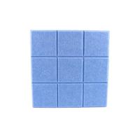 Paneles acústicos para paredes 6/12pcs Self Adhesive Acoustic Panels Board Sound Absorbing Insulation Proof Wall Home Studio Foam(Blue,6pcs)