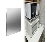 paneles aislantes termicos Ancho 20 40 60 80 CM Protector térmico para campana de chimenea, tablero aislante para refrigerador de acero inoxidable 304, adhesivo(W 50 CM L 50 CM)