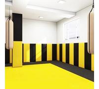 Paneles autoadhesivos de pared para gimnasio, tapetes de aislamiento de espuma de 3 cm de grosor para canchas de baloncesto y gimnasios de boxeo, protectores de pared anticolisión fáciles de instalar