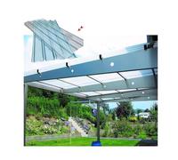 Paneles corrugados Transparentes para techos - para solarios, cocheras e invernaderos - 5 Paneles por Paquete, 0,9 x 1,2 Metros - maximizan la luz Natural y Son duraderos.