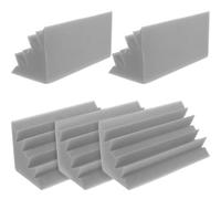 Paneles de Absorción Acústica de Esponja 5 Piezas para Pared | Poliuretano, Acústico y Absorción Sonora, Uso en Techos, Pack Compacto para Estudios y Vloggers