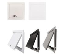 Paneles de acceso a paredes y techos,Panel de reparación,Panel de acceso de inspección blanco,Para uso en paredes/techos interiores/exteriores(White,45x55cm)