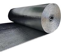 Paneles de aislamiento de lámina reflectora de radiador de doble capa, rollo de papel de burbujas de ahorro de energía para una máxima reflexión del calor y una mejor eficiencia del hogar