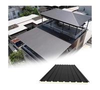 Paneles de aluminio para cubiertas, Paquete múltiple de paneles revestidos techo Ins Core Al Cor for invernadero garaje cobertizo pérgola