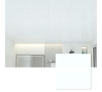 Paneles de azulejos techo, paneles , PVC 30 cm x , color blanco, paquete 5 10 20 40 50 60 70 80 90 100 pared autoadhesivos for baño/cocina, papel tapiz lavables for revestimiento (5 pa(80 Pack)