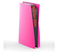 Paneles de Carcasa para Consola PS5 Disc Edition, Accesorios para PlayStation 5 Placas Frontales Protectoras (Rosa Nova)