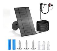 Paneles de carga solar impermeables desarrollados para arreglos de cámara armados con batería recargable de 4000 mAh y circuito de seguridad inteligente Medida de carga solar