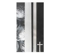 Paneles de cera decorados mixtos negro/plata, 3 mitades de cera, aprox. 200 x 50 x 0,5 mm, una tira de cera y un signo especial, para modelar y decorar velas.