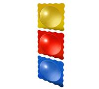 Paneles de espejos sensoriales interactivos: paquete de 3 decoración acrílica montada en la pared con atractivas superficies reflectantes para el aprendizaje temprano y el desarrollo del juego