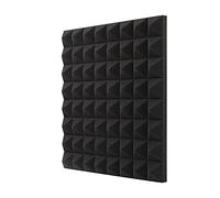 Paneles de espuma acústica, espuma absorbente de sonido de 5 cm de grosor para estudios de grabación y cine en casa, diseño ignífugo, 50 x 50 cm para mejorar la calidad de audio