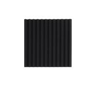 Paneles de espuma acústica Paquete de 72 baldosas cuña 300 x 25 mm for insonorización, aislamiento acústico y absorción acústica estudios(Black)