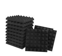 Paneles De Espuma Insonorizante Paneles de pared absorbentes sonido espuma acústica, autoadhesivos, for decoración estudio, tratamiento cancelación eco for salas juegos y cine, 12-36 unidades(36PCS)