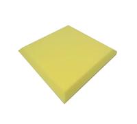 Paneles De Espuma Insonorizantes 4 Paneles Planos De Espuma Acústica Estudio 50 X Cm, Gran Tamaño, Cuadrados, Insonorizados, Con Tratamiento Absorción Para Casa, Estudio(Yellow,50x50x3cm)