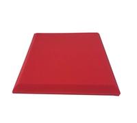 Paneles De Espuma Insonorizantes 4 Paneles Planos De Espuma Acústica Estudio 50 X Cm, Gran Tamaño, Cuadrados, Insonorizados, Con Tratamiento Absorción Para Casa, Estudio(Red,50x50x3cm)