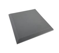Paneles De Espuma Insonorizantes 4 Paneles Planos De Espuma Acústica Estudio 50 X Cm, Gran Tamaño, Cuadrados, Insonorizados, Con Tratamiento Absorción Para Casa, Estudio(Grey,50x50x5cm)