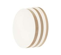 Paneles de madera de 8", 10" y 12", tableros de lienzo de madera for pintar, redondos e inacabados, for manualidades y pintura, color madera(8" 10" 12")