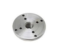 paneles de madera de acero, Plato frontal de mandril for torno de madera de acero manual de 4 pulgadas y 100 mm con roscas de varios tamaños(M18 X 2.5)