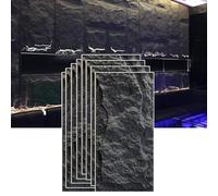 Paneles de Pared 3D de Piedra Natural, 8 Piezas, Impermeables, Decorativos para Exteriores, para Uso Interior y Exterior.