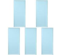 Paneles de pared acolchados, acolchado 3D anticolisión, 5 adhesivos de pared suaves para dormitorio, almohadillas de pared extraíbles a prueba de golpes, protección de cabecero, 30 x 50 cm