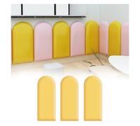 Paneles de pared acolchados, acolchado de pared anticolisión para niños, pegatinas de pared 3D, paneles de cabecero autoadhesivos, para dormitorios, habitación de los niños, guardería