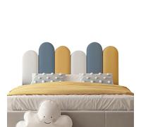 Paneles de pared acolchados para niños, protección de cojín tapizado autoadhesivo, 3,2 cm de grosor, cabecero de bricolaje para dormitorio, acolchado anticolisión para autismo