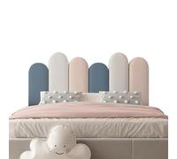 Paneles de pared acolchados para niños, protección de cojín tapizado autoadhesivo, 3,2 cm de grosor, cabecero de bricolaje para dormitorio, acolchado anticolisión para autismo