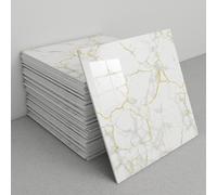 Paneles de pared autoadhesivos, 30 piezas, azulejos impermeables con aspecto de mármol, ideales for cocinas, baños, salas de estar y dormitorios.(A10)