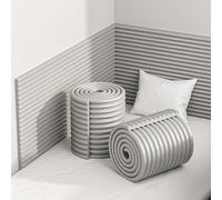 Paneles de pared autoadhesivos 3D anticolisión, acolchado de cabecero para dormitorio, tatami, guardería, cojín de espuma gruesa antigolpes para niños con autismo, fácil de cortar y limpiar